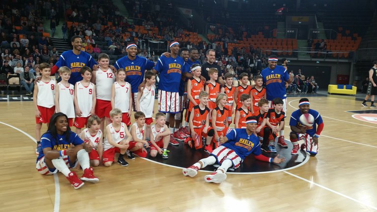 Spaß mit den Harlem Globetrotters